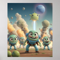 Extranjeros invasores de burla
