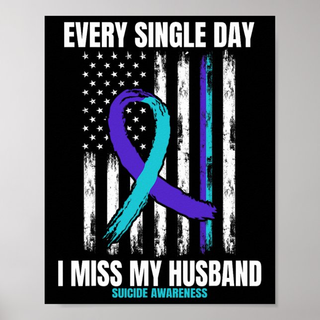 Póster Extraño A Mi Esposo Suicida Concientizar Con Preve (Frente)