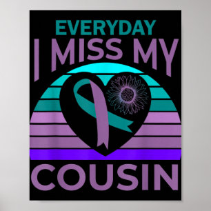 Póster Extraño A Mi Primo Conciencia Sobre El Suicidio De