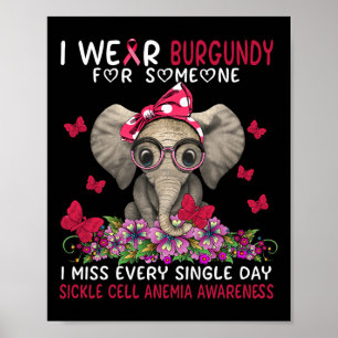 Póster Extraño cada día anemia anemia anemia drepanocític