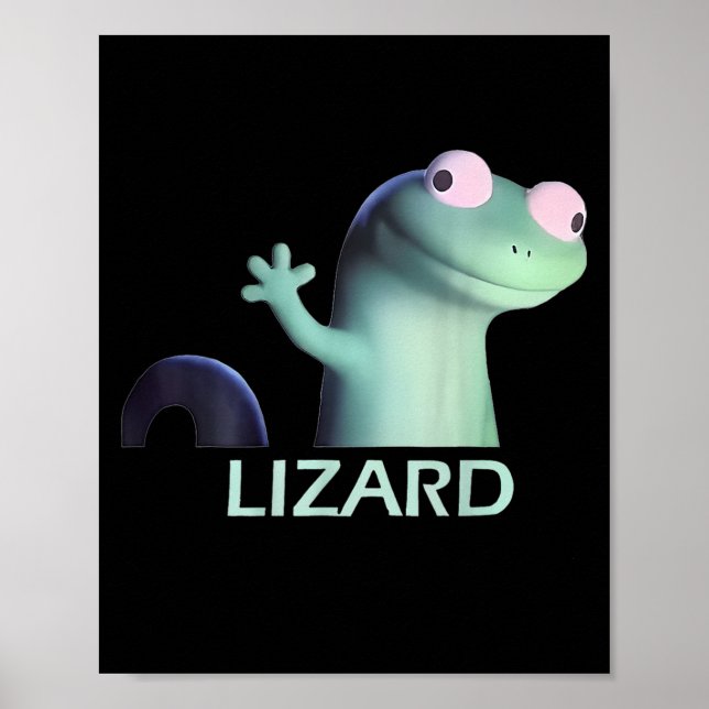 Póster Extraño Cómnito Hombres Hombres Lizard Liz (Frente)
