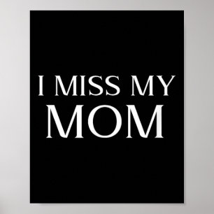 Póster Extraño El Día de la Madre Memorial De Diseño De M