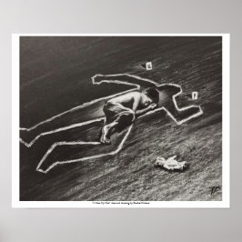 Póster Extraño el dibujo de carbón de mi papá por Rachel