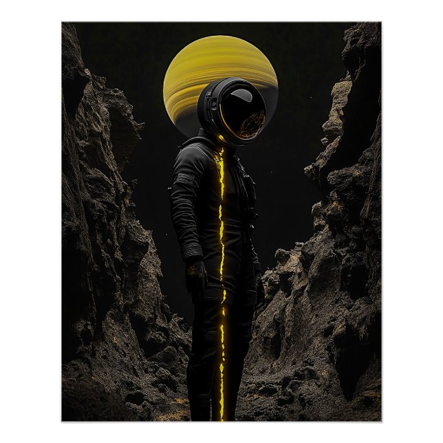 Póster Extraño planeta (Anverso)