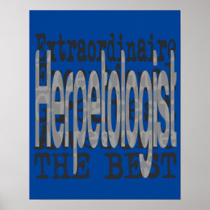 Póster Extraordinaria herpetóloga