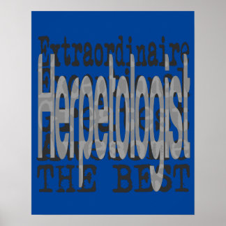 Póster Extraordinaria herpetóloga