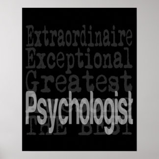 Póster Extraordinaria psicóloga