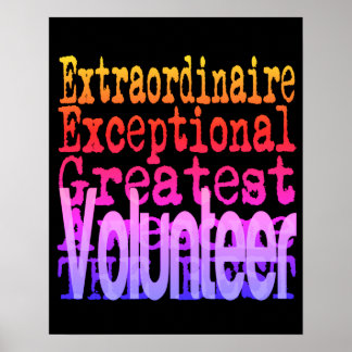 Póster Extraordinaria voluntaria