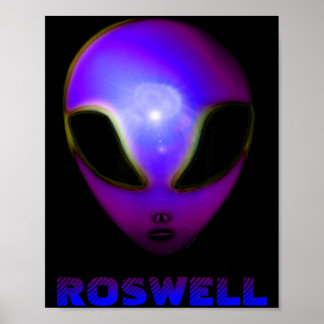 Póster Extraterrestre de Roswell Nuevo México