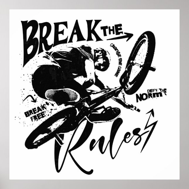 Póster Extreme BMX Freestyle Rider (Frente)