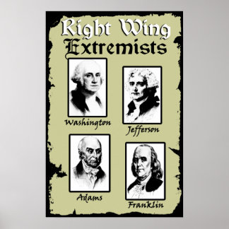 Póster ¡Extremistas de derecha!