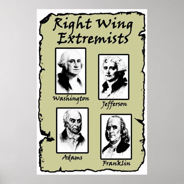 Póster Extremistas de derecha (Frente)