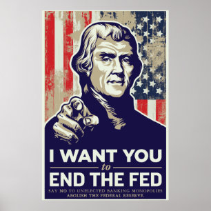 Póster Extremo de Jefferson el poster de FED