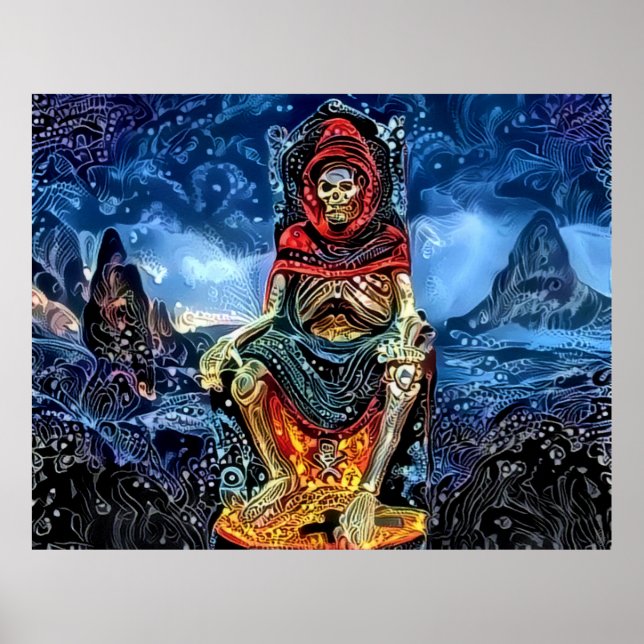 Póster Exu omulu das almas (Frente)