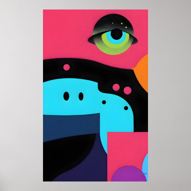 Póster Eye Accept Radical Acceptance (Frente)