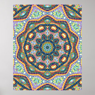 Póster Eye Mandala