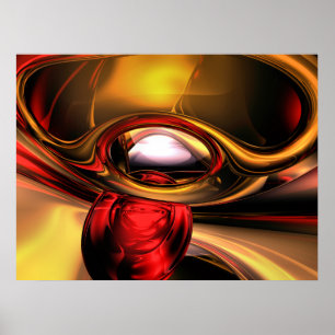 Póster Eye of the Gods Abstract Poster