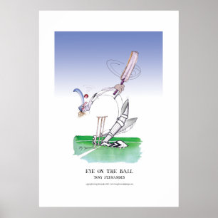 Póster eye on the ball, tony fernandes poster