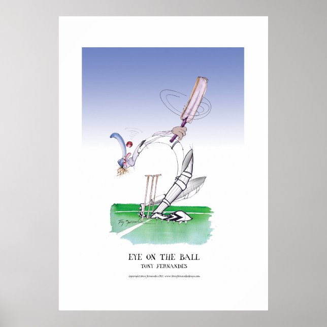Póster eye on the ball, tony fernandes poster (Frente)
