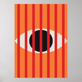 Póster Eye Strip Watch Red