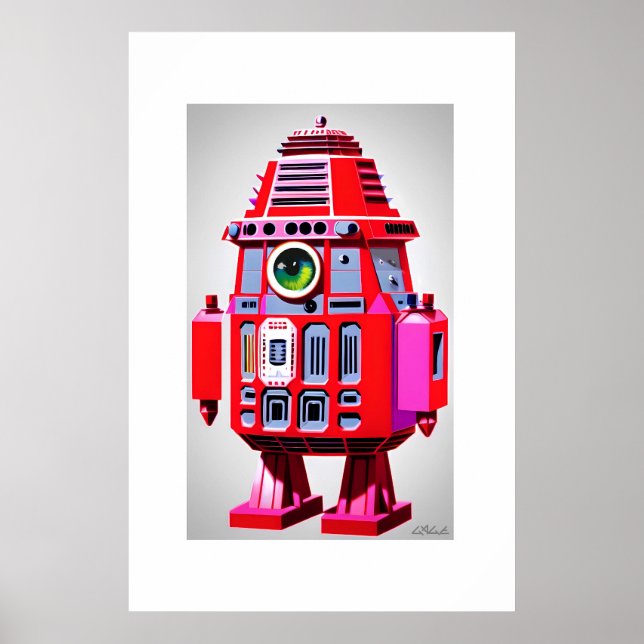 Póster Eyebotics Ken Gage Sci-Fi (Frente)