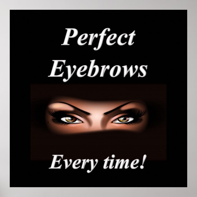 Póster Eyebrows Haircut Sale Poster Matte (Frente)