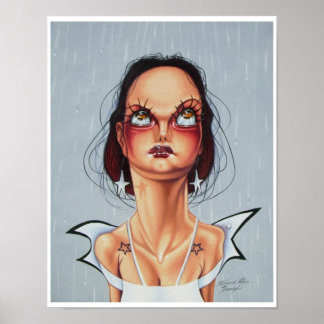 Póster Eyelash y Earrings