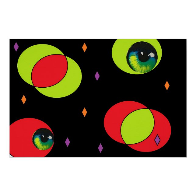 Póster Eyezeen - Ken Gage Abstract Art (Anverso)