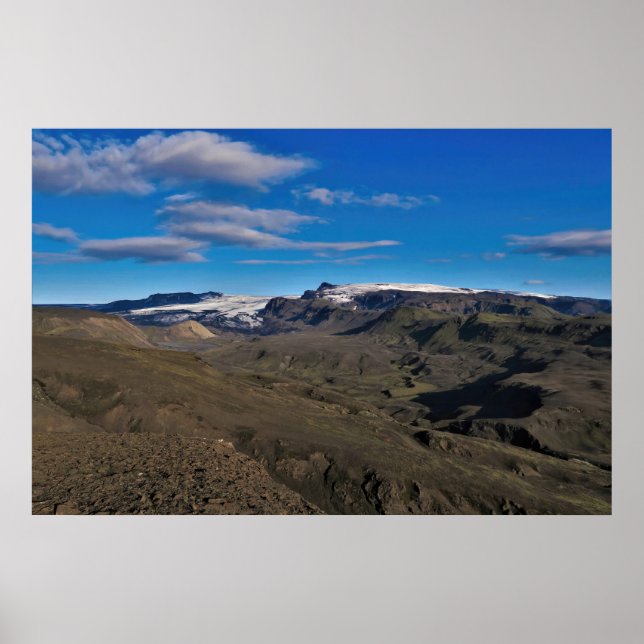 Póster Eyjafjallajökull (Frente)