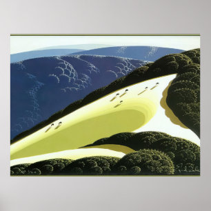 Póster Eyvind Earle - Estribaciones de Sierra Madre - Rea