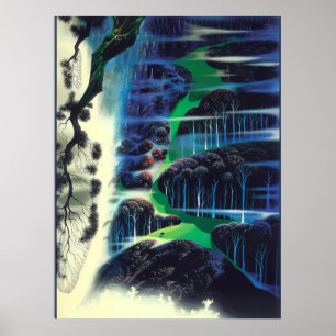 Póster Eyvind Earle - Un sueño vagabundo - 1995; Estados