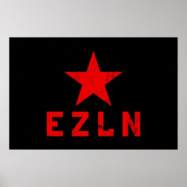 Póster EZLN - Ejército Zapatista de Liberación Nacional (Frente)