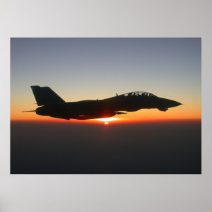 Póster F14 El Luchador De Tomcat Jet Afganistán Gran Lien