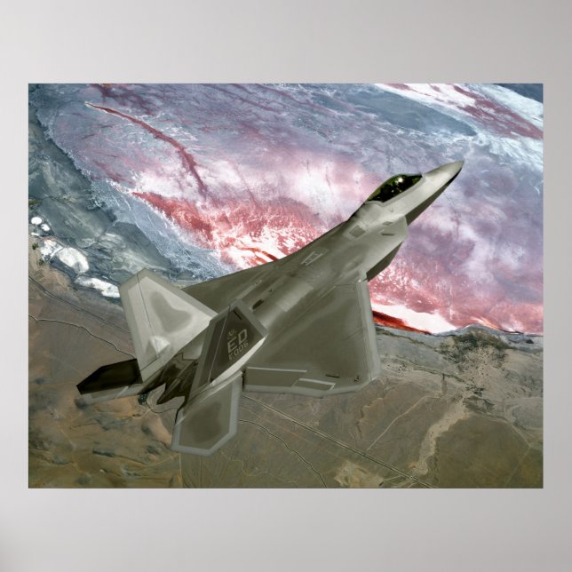 Póster F22 Raptor (Frente)