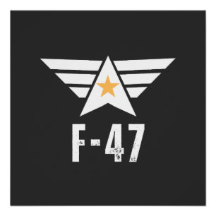 Póster f47 aeronaves de sexta generación
