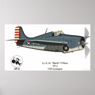 Póster F4F Wildcat (O'Hare)