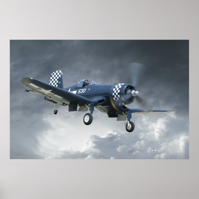 Póster F4U Corsair (Frente)