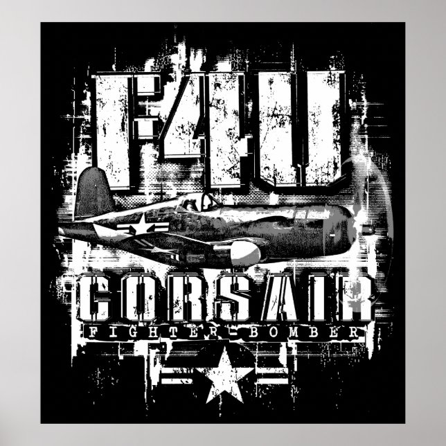 PÓSTER F4U CORSAIR (Frente)