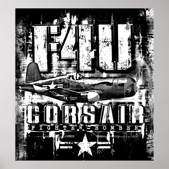 PÓSTER F4U CORSAIR (Frente)