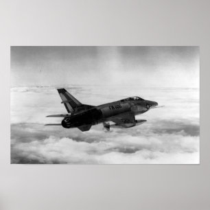 Póster F-100 SABRE estupendo