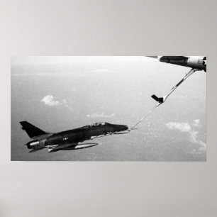 Póster F-100 SABRE estupendo