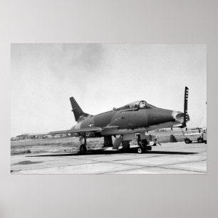 Póster F-100 SABRE estupendo