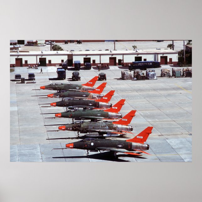 Póster F-100 SABRE estupendos (Frente)