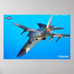 PÓSTER F-111E AARDVARK