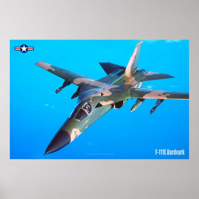 PÓSTER F-111E AARDVARK (Frente)