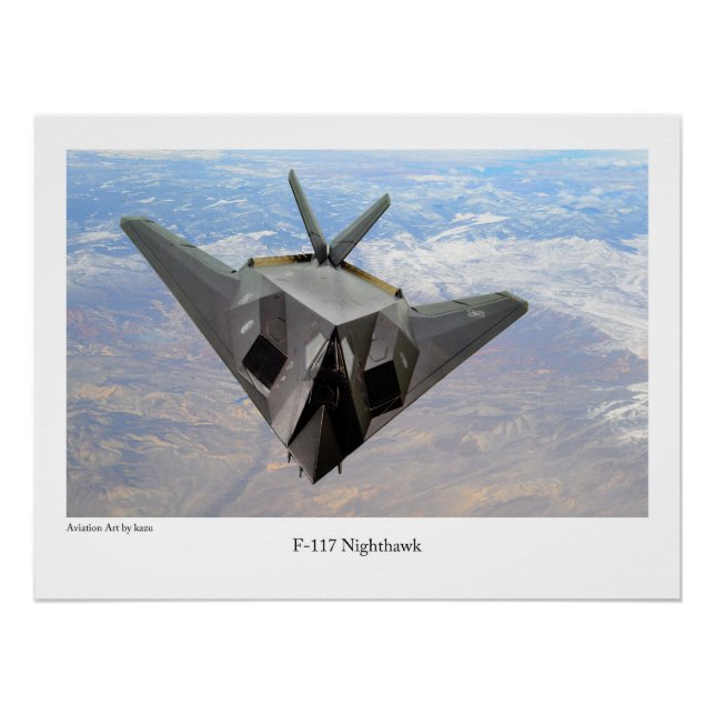 Póster F-117 Nighthawk (Anverso)