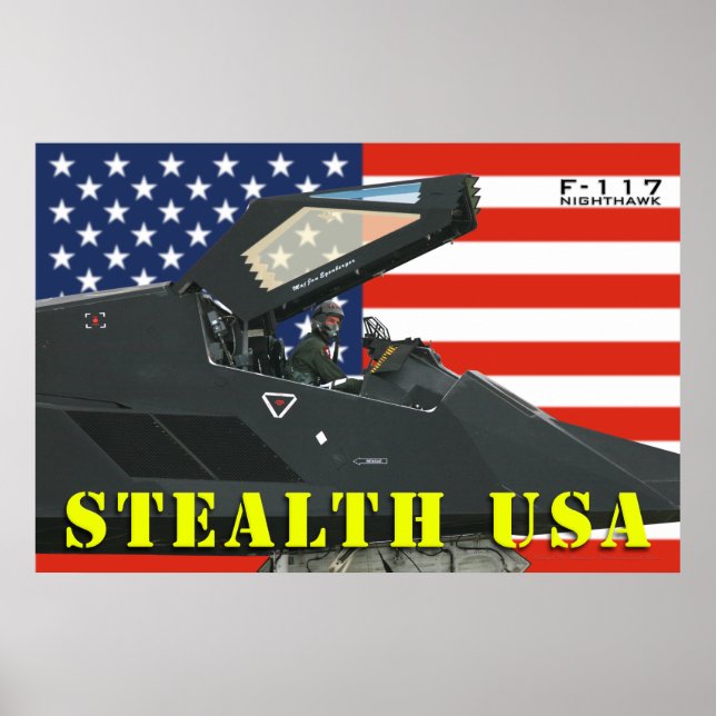 Póster F-117 Stealth USA Poster (Frente)
