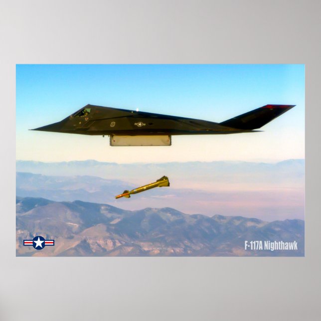 PÓSTER F-117A NIGHTHAWK (Frente)