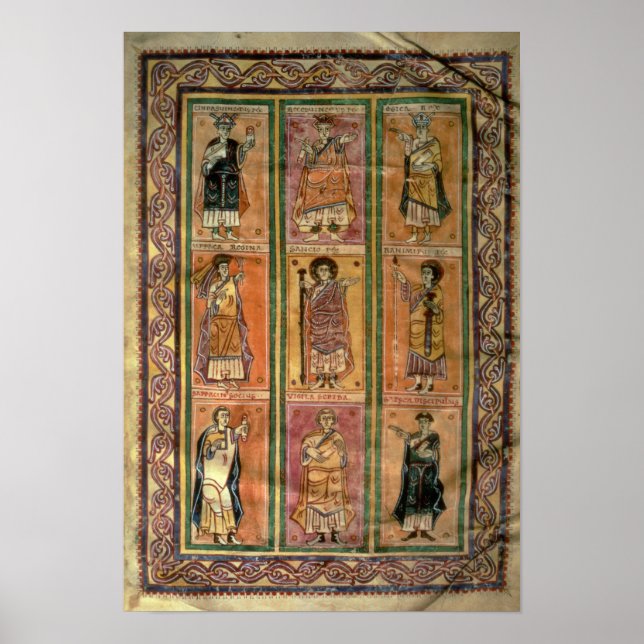 Póster F.142 Saracens, del códice consejero de Abelda (Frente)