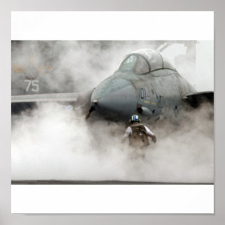 Póster F-14 en humo